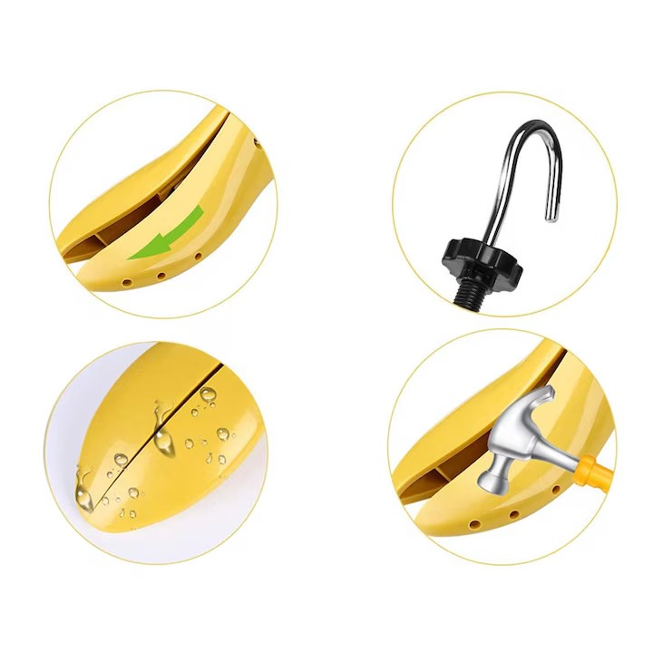 Calapoade/Sanuri AT PERFORMANCE®, Pentru Largit/Alungit Pantofi, Pentru Marimile 35-41, Material ABS, Galben.