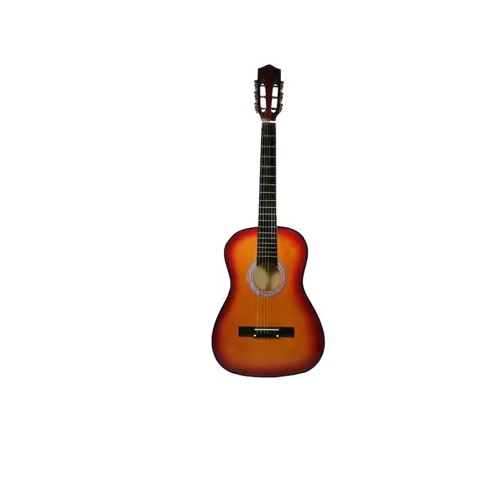 Chitara pentru copii, AT PERFORMANCE®, clasica, lemn, Junior Orange, 53X18 cm.