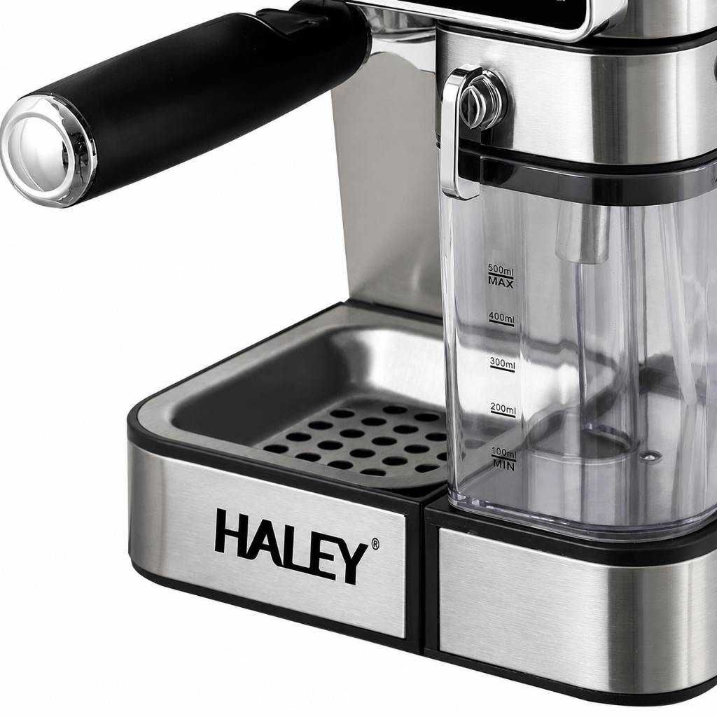 Espressor Automat Cu Ecran Tactil Color, Presiune 20 Bar, Rezervor Apă 1.8L Și Rezervor Lapte 500ml, 1350W, Carcasă Din Oțel Inoxidabil
