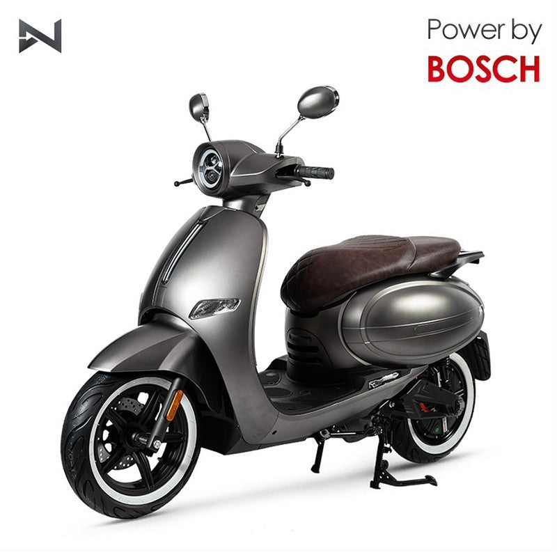 Scuter Electric N-Moto LX06 Verde – Motor BOSCH 2300W, Viteză 25 km/h, Fără Permis, Dimensiuni 1865x700×1113mm, Greutate 90Kg, Autonomie 60 km, Baterie Lithium 60V, COC & EEC + Carte Rar (CIV) + Cadou Tricou N-Moto