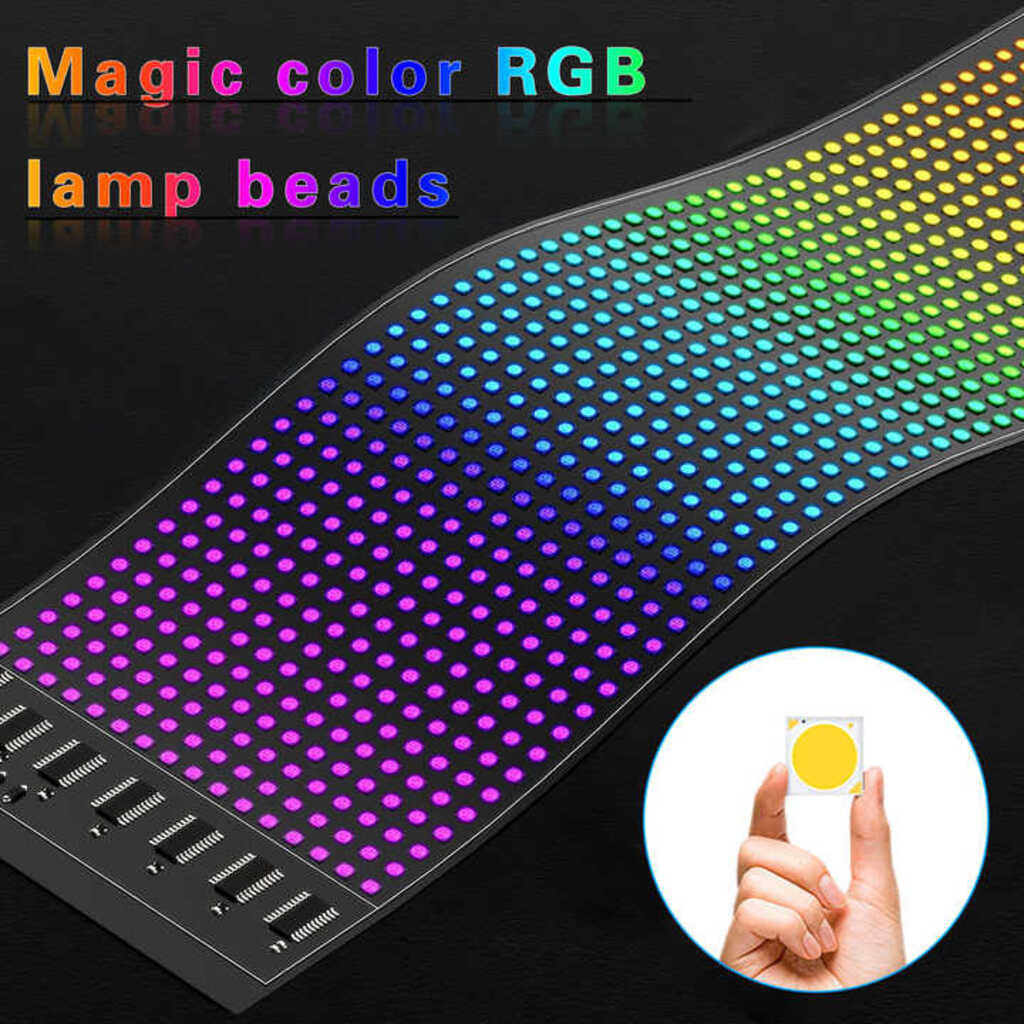 Panou LED Matrix RGB 16x64 Programabil – Display LED cu Control prin Telefon și Telecomandă