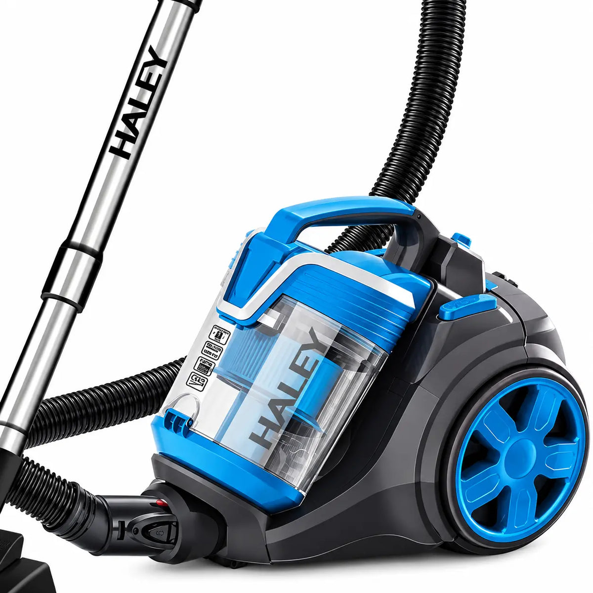 Aspirator cu Sac HALEY 4L, 3000W, Aspirator de praf Aspirator puternic cu fir, de calitate, cu ciclon