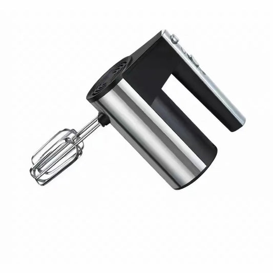 Mixer de mana AT PERFORMANCE®,din inox de 600W, 5 trepte de viteza+tubo, Accesorii: 2 spirale, 2 teluri.