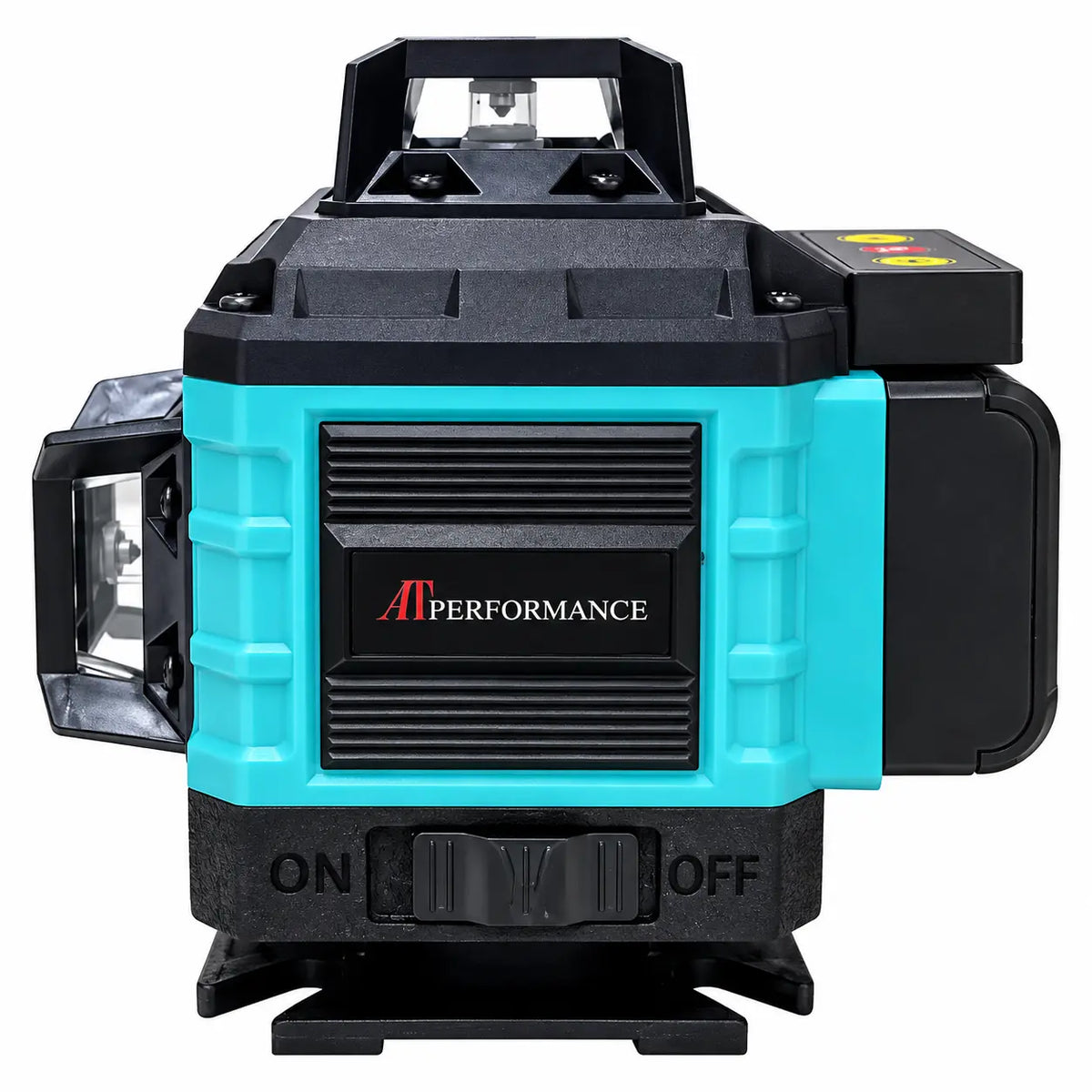 Nivel laser 4D cu 16 linii, AT PERFORMANCE®, 360°, Platforma de ridicare, cu autonivelare, Telecomanda, Lumina verde, Trepied 95 cm