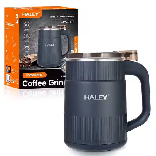 Rasnita Electrica, HALEY, 500W, Capacitate 300g, cu Lame, Performanta si Design Elegant