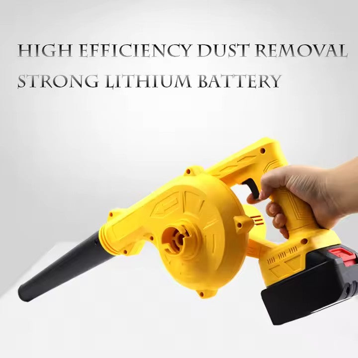 Suflantă și Aspirator fără fir 2 în 1 AT PERFORMANCE® AT-919, 48V, 880W, 18.000 RPM, cu 2 Acumulatori, pentru Frunze, Praf și Zăpadă Ușoară