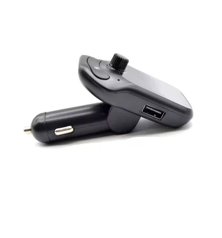 Modulator Auto KlaussTech, Bluetooth, 2 x Porturi USB, Micro SD, Ecran LED, 87 dB, ABS, Handsfree, Negru