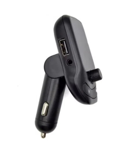 Modulator Auto KlaussTech, Bluetooth, 2 x Porturi USB, Micro SD, Ecran LED, 87 dB, ABS, Handsfree, Negru