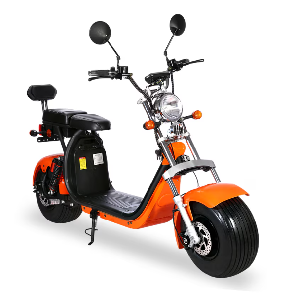 Scuter Electric, Autonomie 45 Km, Viteza maxima 50 km/h, Timp incarcare 5h, Baterie detasabila 20 Ah, Suspensie Fata-Spate, Putere motor 1500W