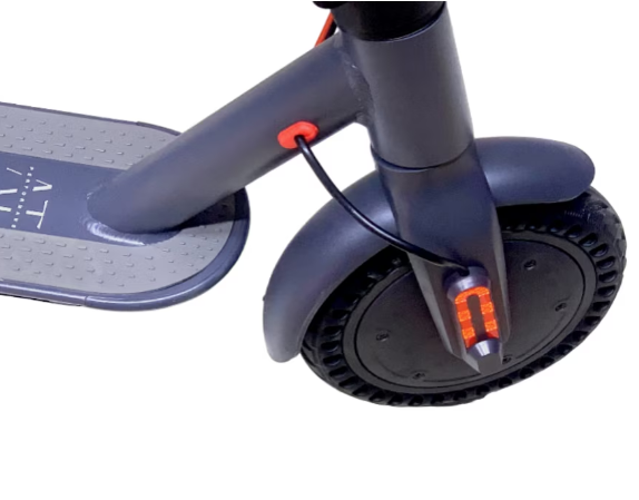 Trotineta electrica AT PERFORMANCE, Putere Motor 250W, Display LCD, Aplicatie, Autonomie 18-24 km, Viteza maxima 25-30 km/h, Negru cu Gri