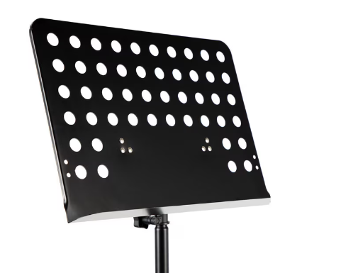 Stativ pentru Partitura, Inaltime Reglabila, Picioruse Antiderapante, Confectionat din Metal, Usor de Instalat si Depozitat, Negru