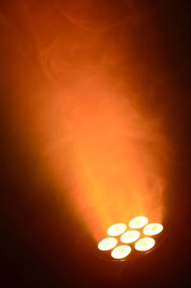 Proiector lumini Par Led 18x1W Slim, Evenimente, Nunti, Dmx in-out, Microfon, Cooler, Club, Disco, Petrecere