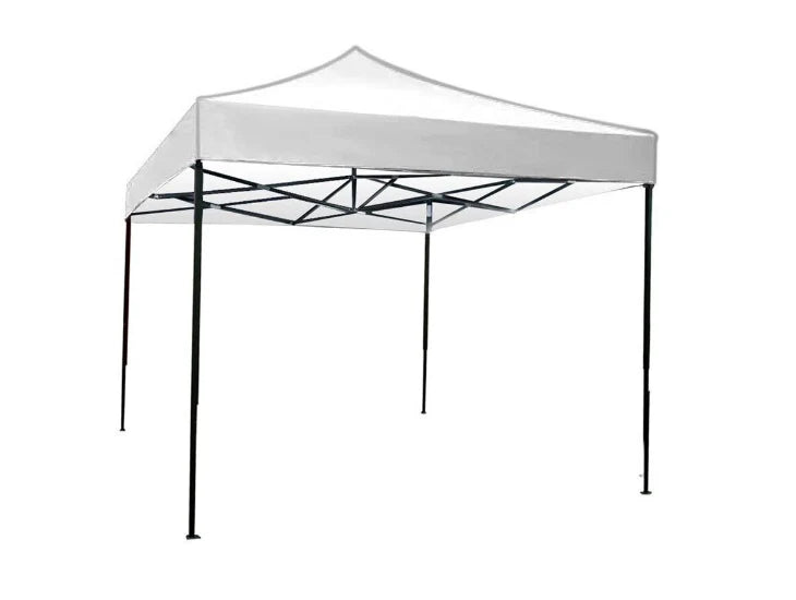 Cort tip Pavilion AT PERFORMANCE 3x3m Albastru, Verde, Alb, Rosu, Prelata Impermeabila, Pliabil, Structura Metalica Solida, Pentru Curte, Gradina, Evenimente