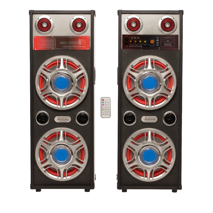 Boxe Audio Profesionale Ailiang ATP813-DT 500W cu Bluetooth, Karaoke, LED Bass și Telecomand