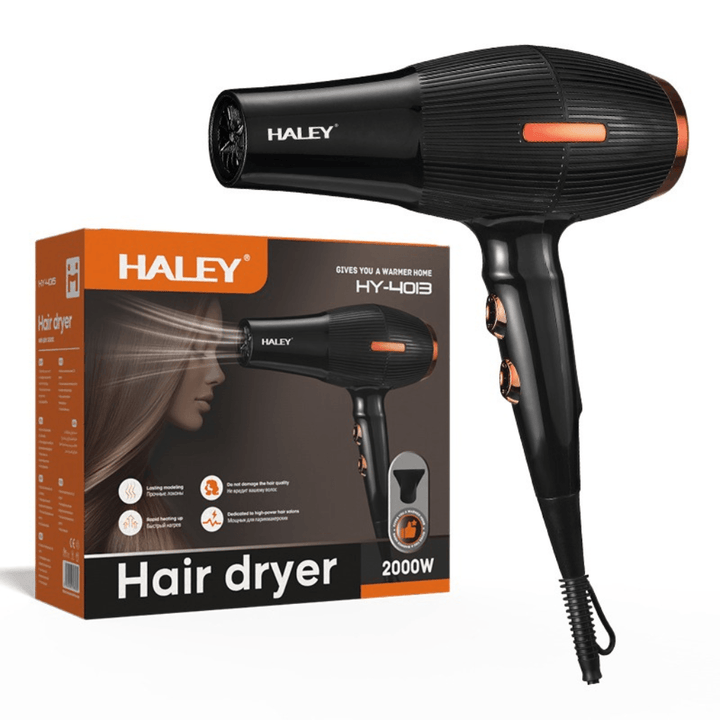 Uscător De Păr Profesional HALEY HY-4015, 2000W, Control Inteligent Al Temperaturii
