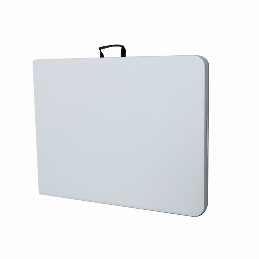 Masa plianta dreptunghiulara politilena, AT PERFORMANCE®, sigurante speciale, cadru din otel, maner transport, sustine 100 kg, 180 x 72 x 70 cm