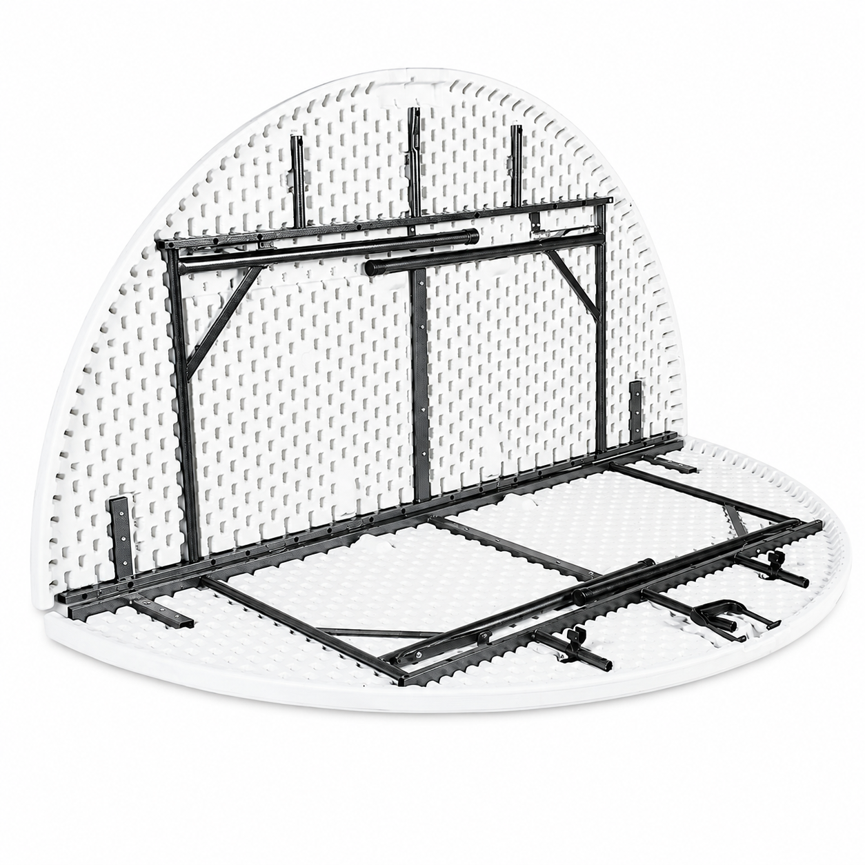 Masă Rotundă Pliabilă AT PERFORMANCE® 150 cm, HDPE Profesional, 400 kg, pentru Evenimente și Catering