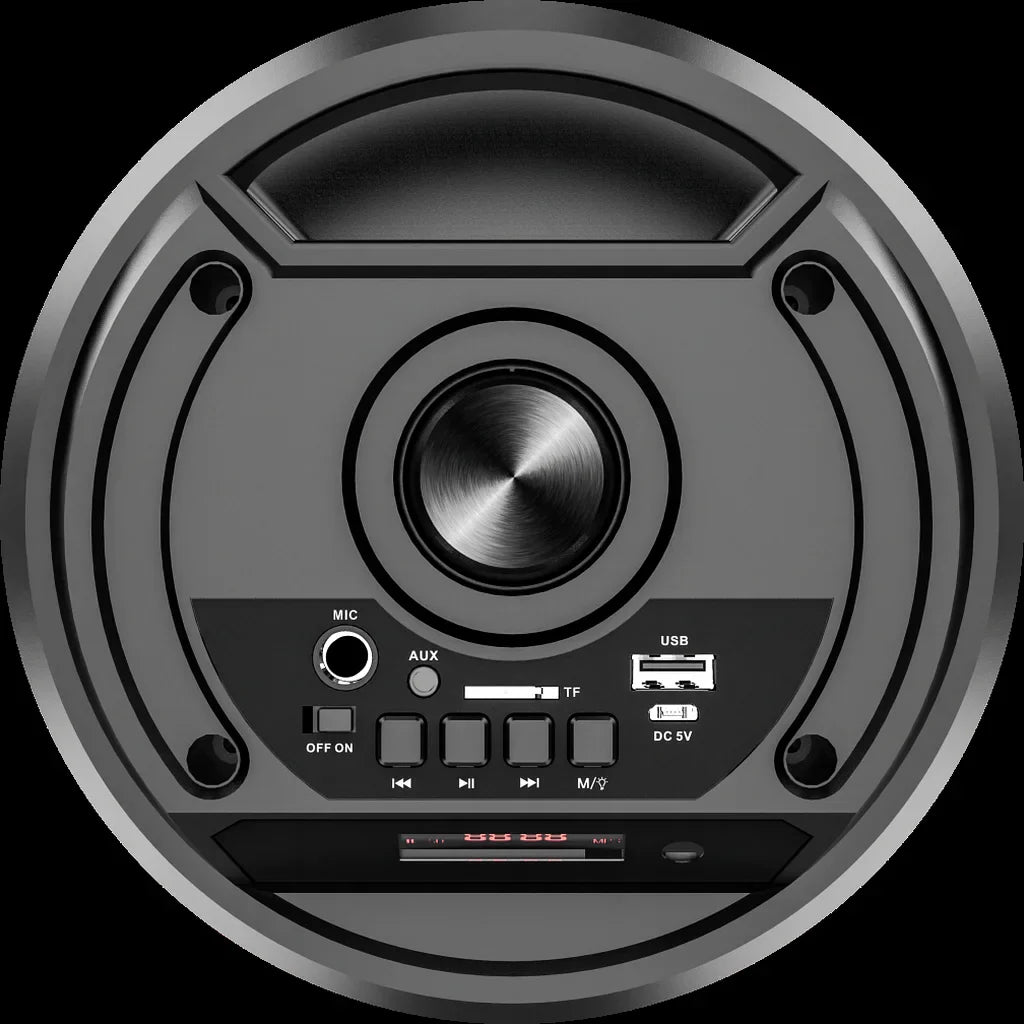 Boxă Portabilă ZQS4248 AT Performance, cu Bluetooth, RGB și Microfon – 4” Party Speaker