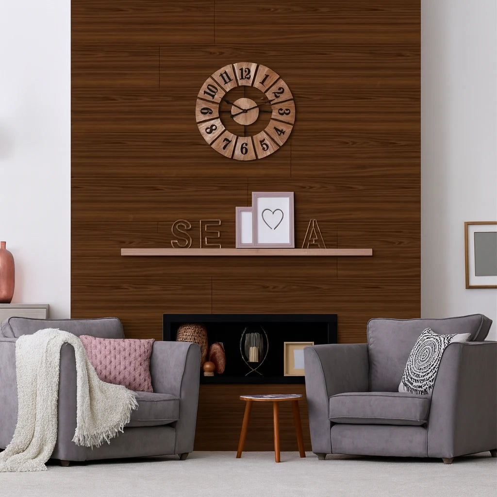 Set 10x Tapet top parchet, AT PERFORMANCE®, suprafata acoperire 1.8 mp, autoadeziv, waterproof, usor de montat, design modern, 30x60 cm, maro