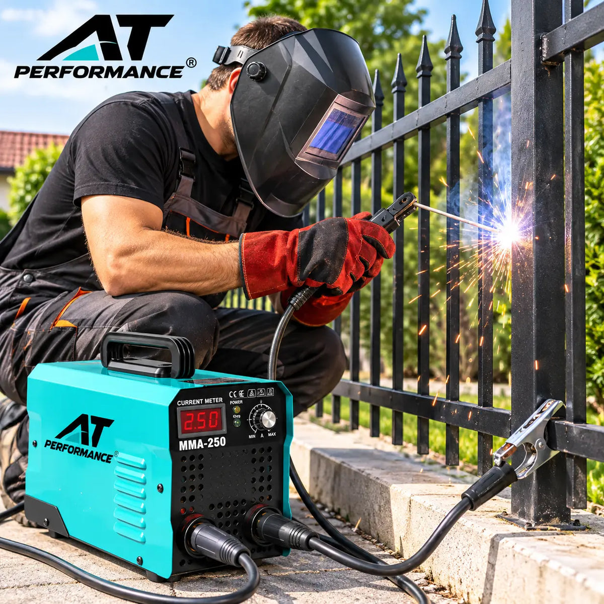 Aparat de sudură invertor AT Performance AT-2043 MMA-250, 250A, Display digital, 230V
