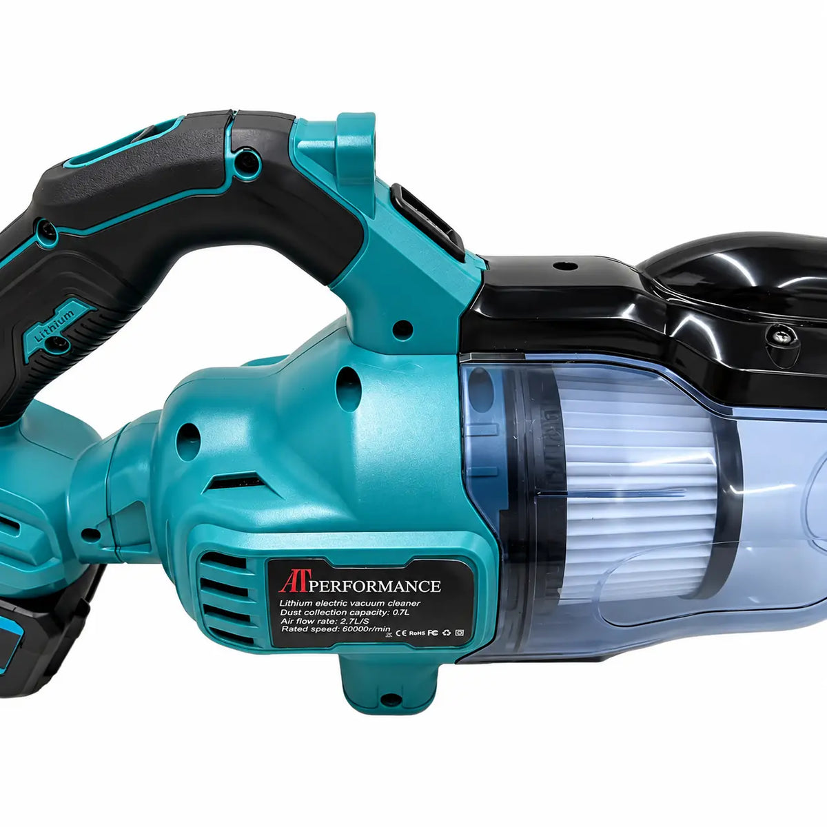Aspirator Portabil Fără Fir AT PERFORMANCE® 18-20V MAX, Putere Mare de Aspirare, cu Accesorii Multiple, pentru Casă și Mașină