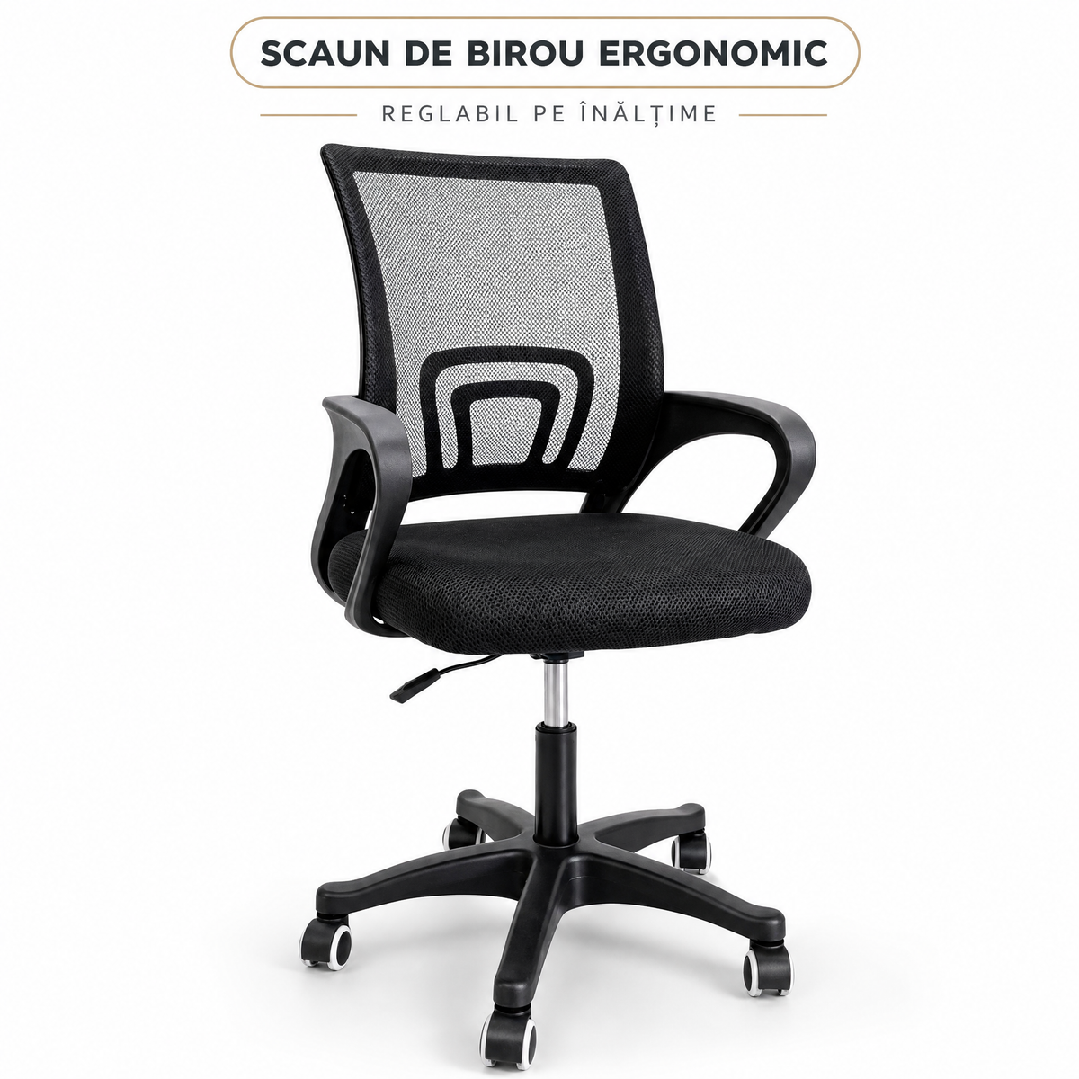 AT-2050 – prezentare scaun negru