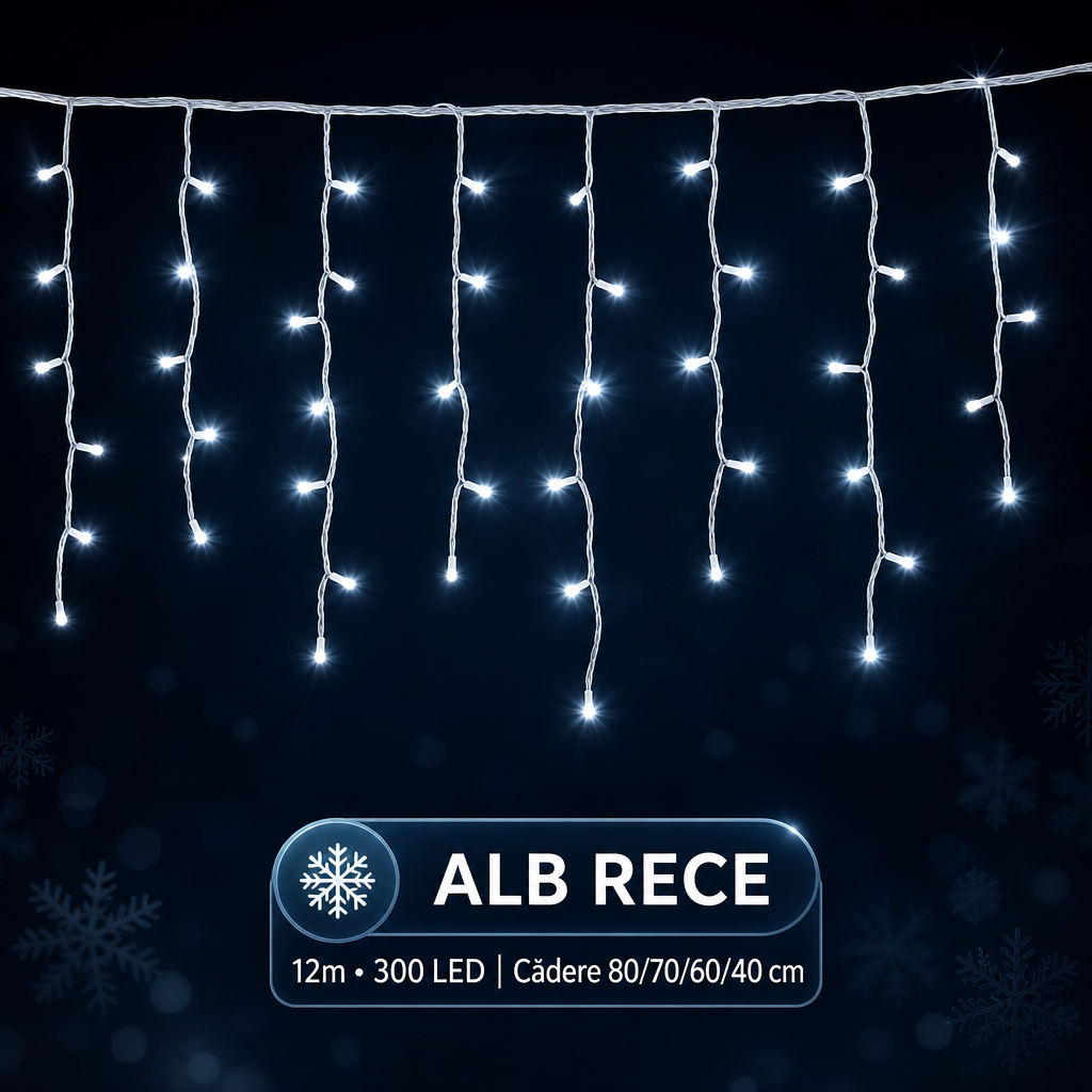 AT-2128 – țurțuri LED cu lumină alb rece