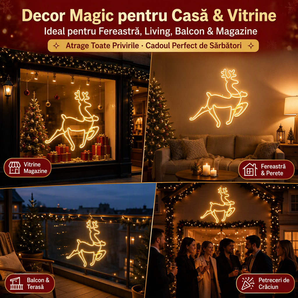 AT-2133 – exemple de decor cu ren luminos