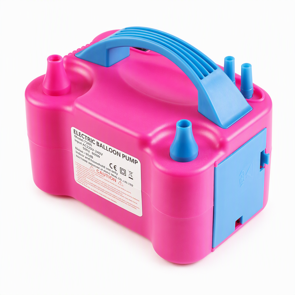 AT-73005 – pompă electrică roz cu două duze și mâner