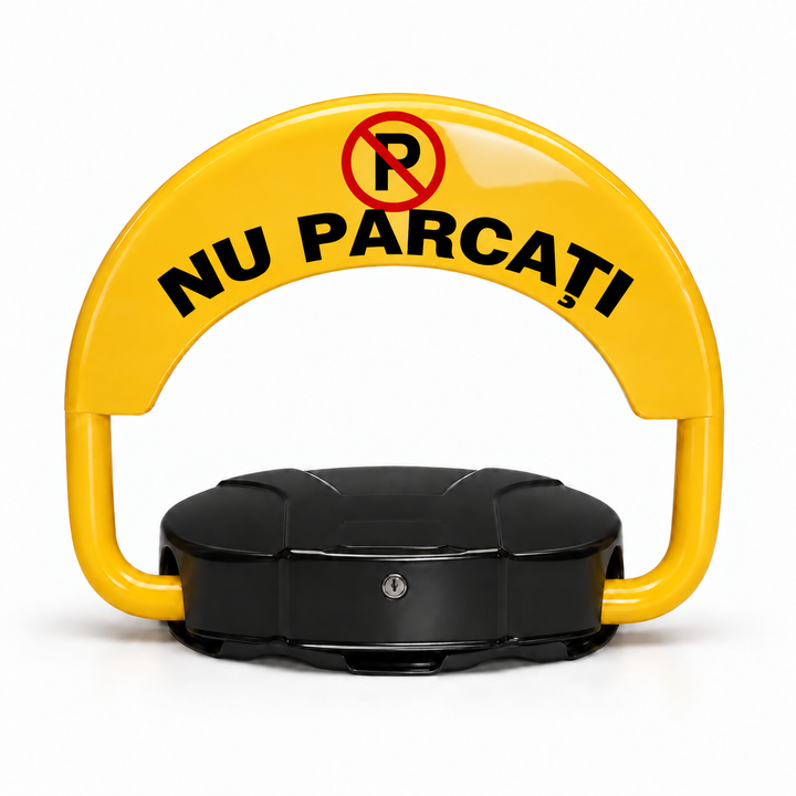 Blocator automat de parcare AT PERFORMANCE ridicat, vedere frontală pe fundal alb