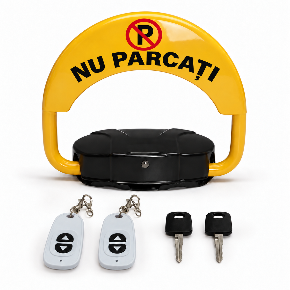 Blocator automat de parcare AT PERFORMANCE cu două telecomenzi și două chei