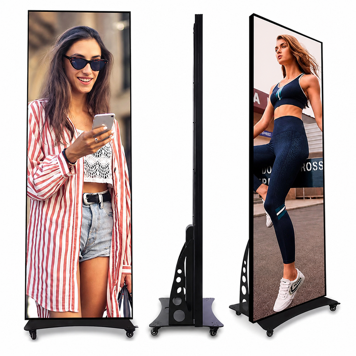Ecran LED Publicitar Profesional Indoor P2.5, 192 × 64 cm, Rezoluție 768 × 256 px, WiFi, USB și LAN, Afișare Video, Imagini și Text