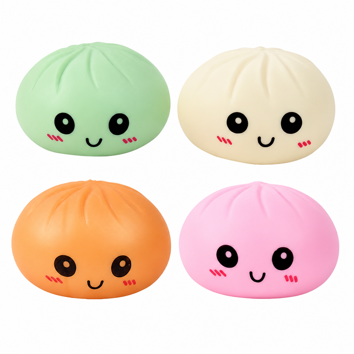 Jucărie Antistres Squishy Dumpling AT PERFORMANCE®, 10 cm, Gălușcă Moale din Silicon, cu Cutie și Culoare Surpriză