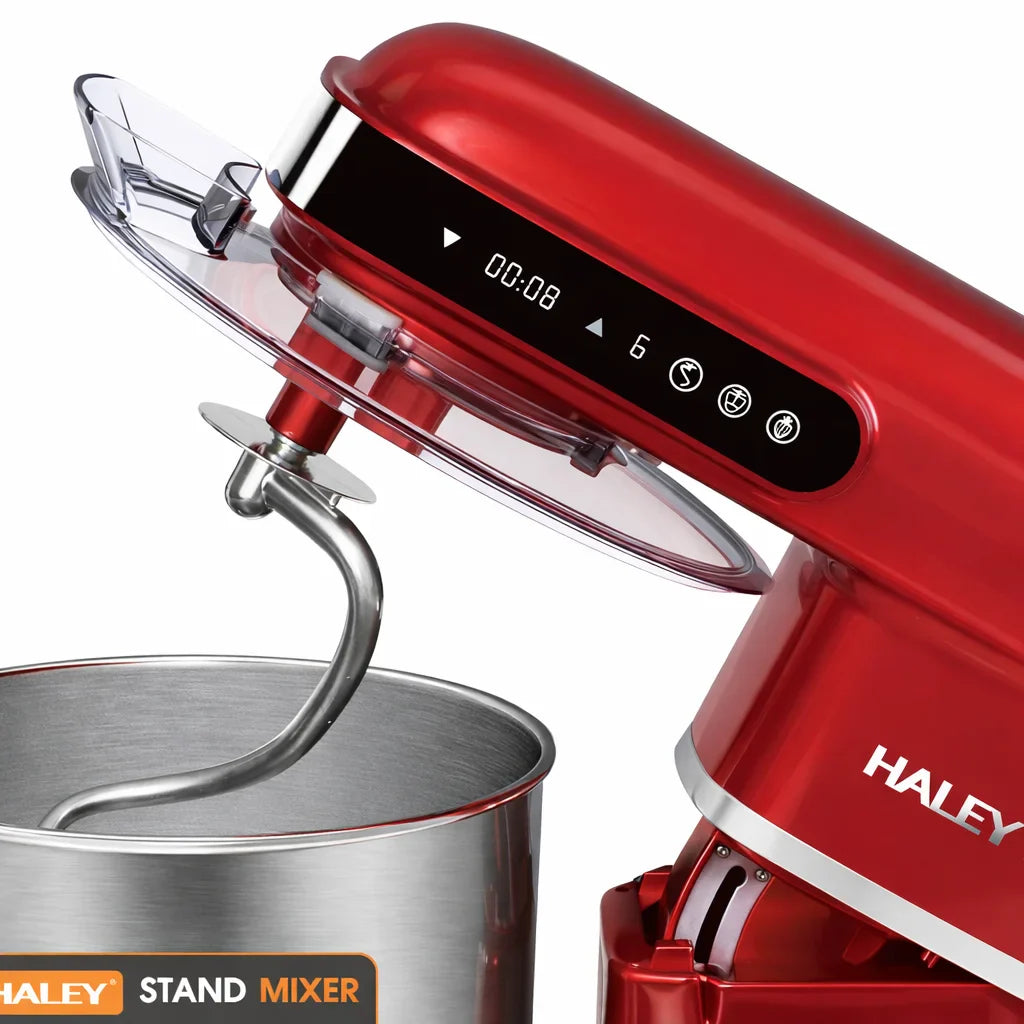 Mixer Planetar Profesional HALEY HY-2418, 2500W, Bol Inox 12L, 9 Viteze + Pulse, Display Touch