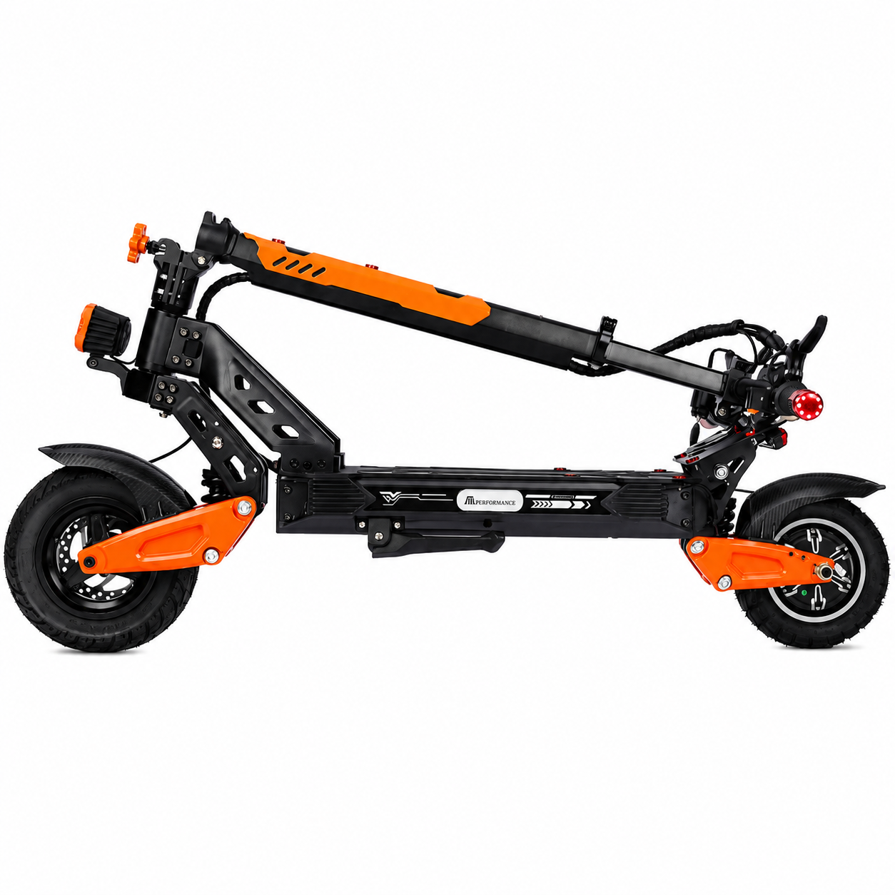 Trotinetă Electrică AT Performance AT-219, 48V 18Ah, Motor 500W, Viteză Maximă 25 km/h, Autonomie până la 25 km, Pliabilă, Roți 10", Portocaliu