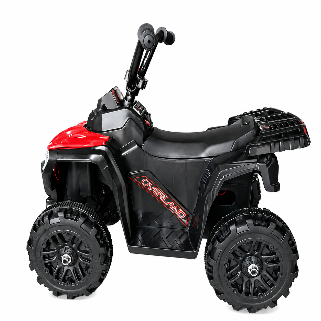 ATV Electric KIDOO pentru Copii 6V, Motor 380, Faruri LED, Pornire cu Buton, Design Off-Road, Roșu
