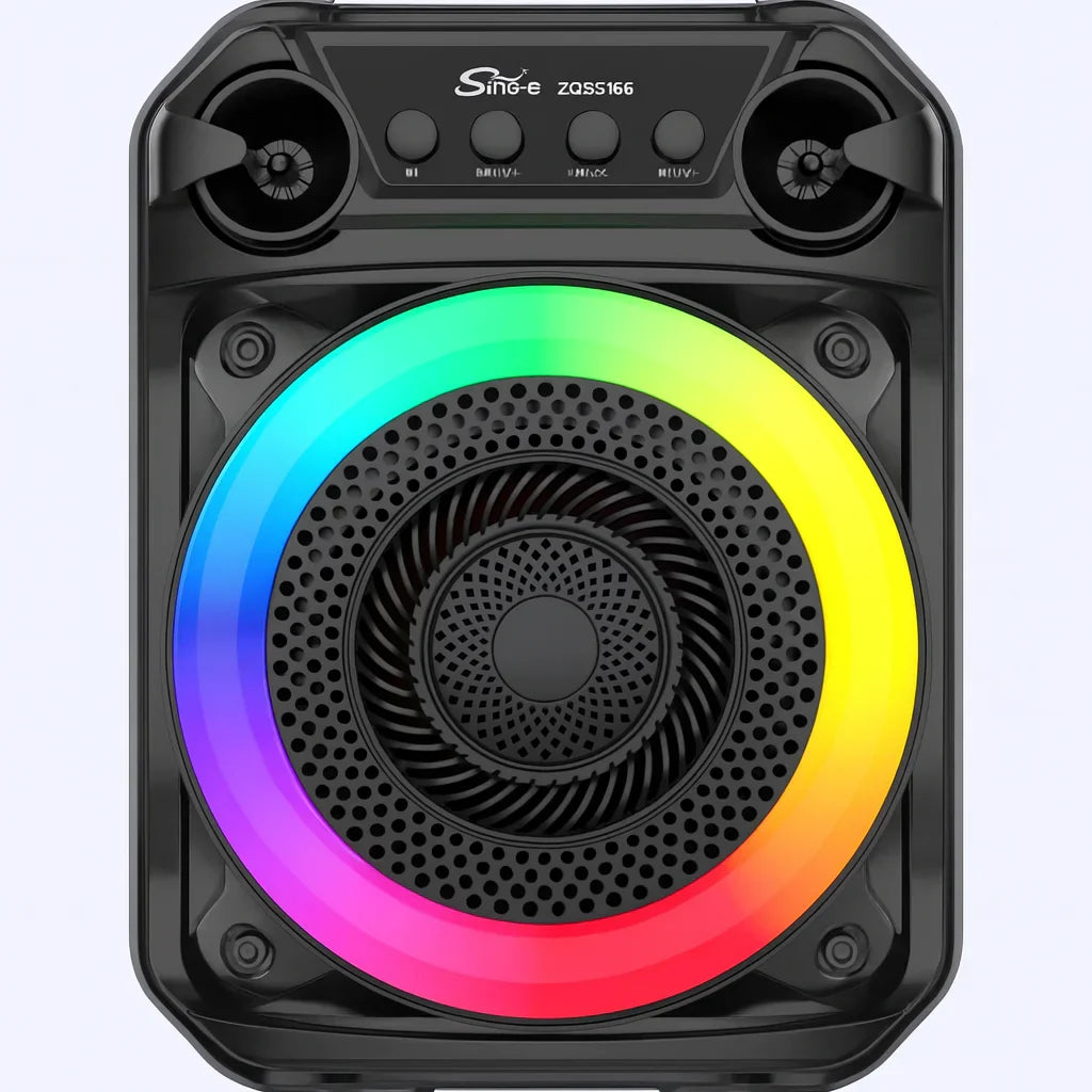 Boxă Portabilă  AT Performance, 6.5" Super Bass, Microfon Inclus, 1800 mAh, LED RGB