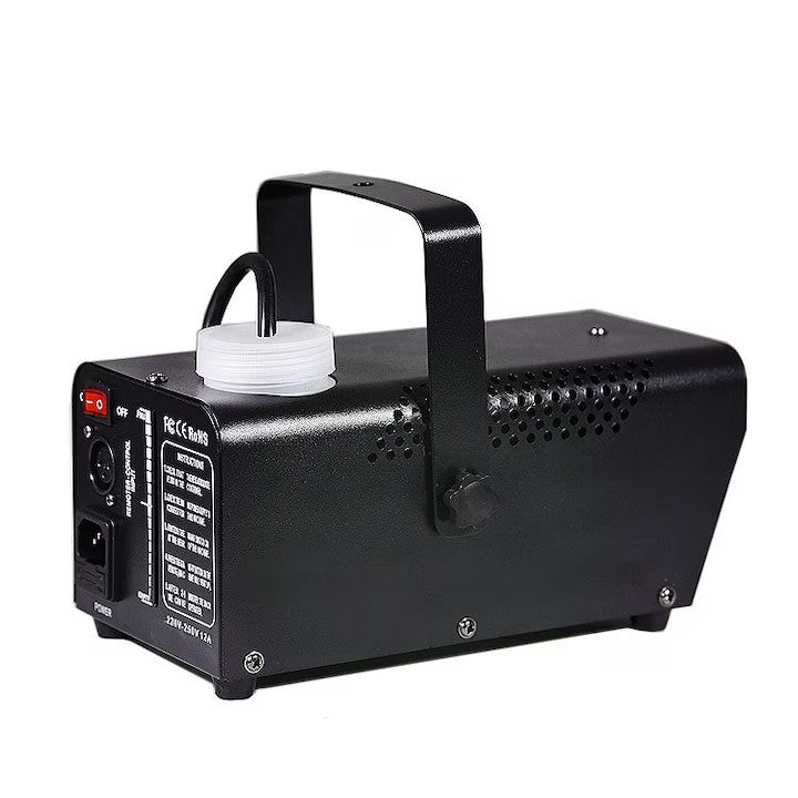 Mașină de Fum Profesională 600W AT PERFORMANCE®, cu Carcasă Metalică, Telecomandă, Negru