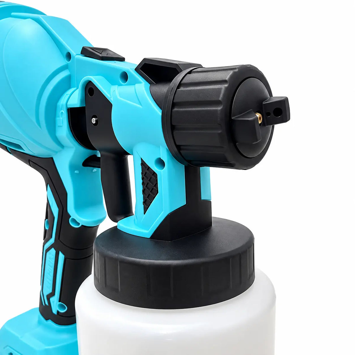 Pistol de vopsit electric cu acumulator AT PERFORMANCE® AT-401, 48V, rezervor 1000 ml, 1200 ml/min, 3 moduri pulverizare