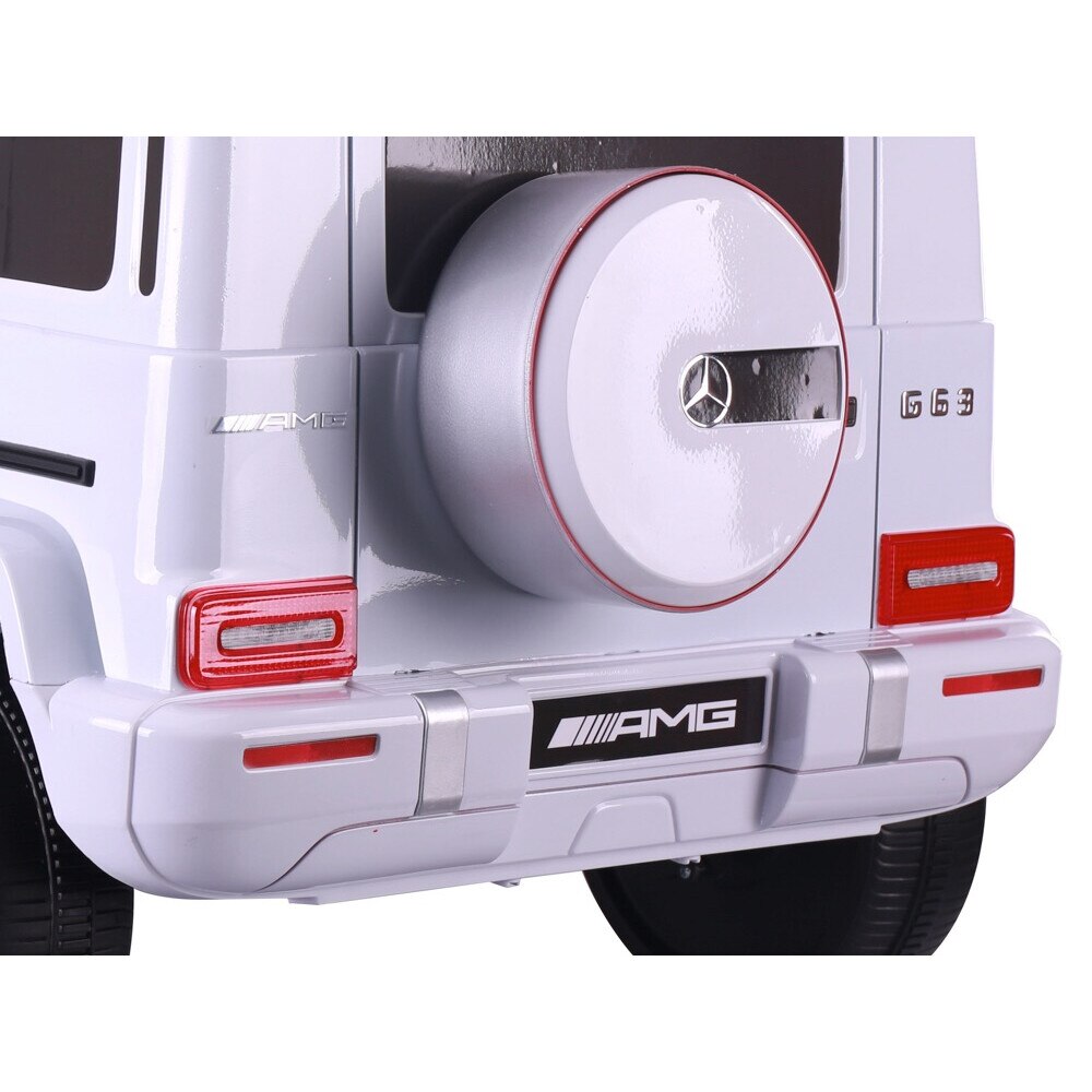 Mercedes-Benz AMG G63 – Mașinuță electrică oficial licențiată pentru copii (12V, 2 motoare de 30W)
