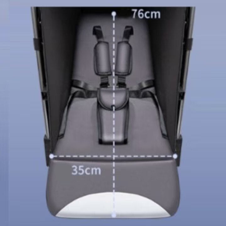 Carucior Pentru Bebelusi At Performance – Usor, Pliabil, Sezut Reglabil, Spatios, Sport 6-36 Luni, Crem