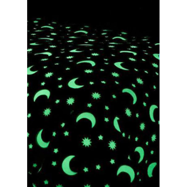 Paturica Magica, Stelute Glow in the Dark, Roz, Patura Fosforescenta, Moale si Confortabila, 150 x 100 cm