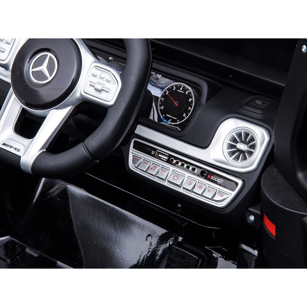 Mercedes-Benz AMG G63 – Mașinuță electrică oficial licențiată pentru copii (12V, 2 motoare de 30W)