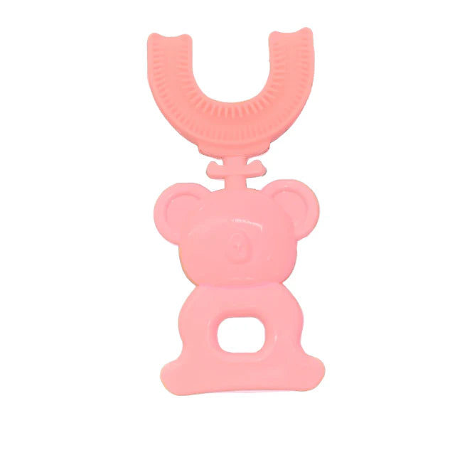 Periuta de Dinti Circulara U-shape, pentru Copii 3-12 ani, Koala, Roz
