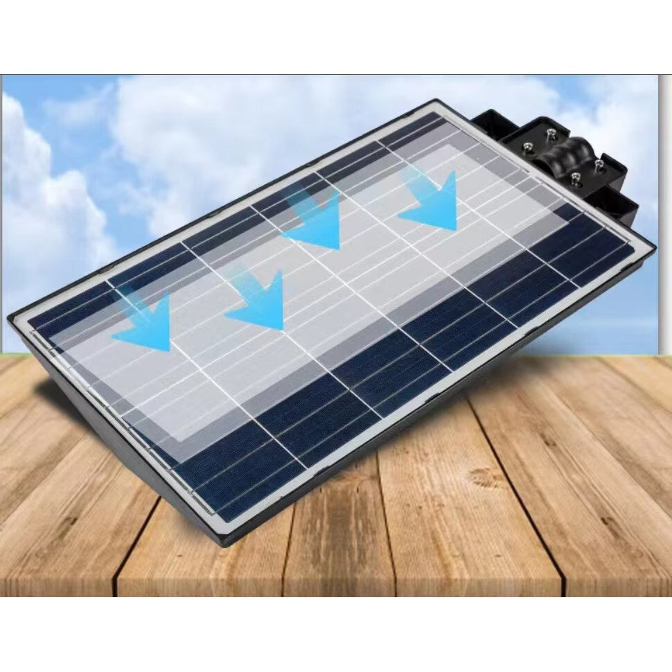 Set 2x Lămpi Solare LED 600W cu Panou Fotovoltaic și Telecomandă – AT PERFORMANCE® | Iluminat Exterior Autonom IP65