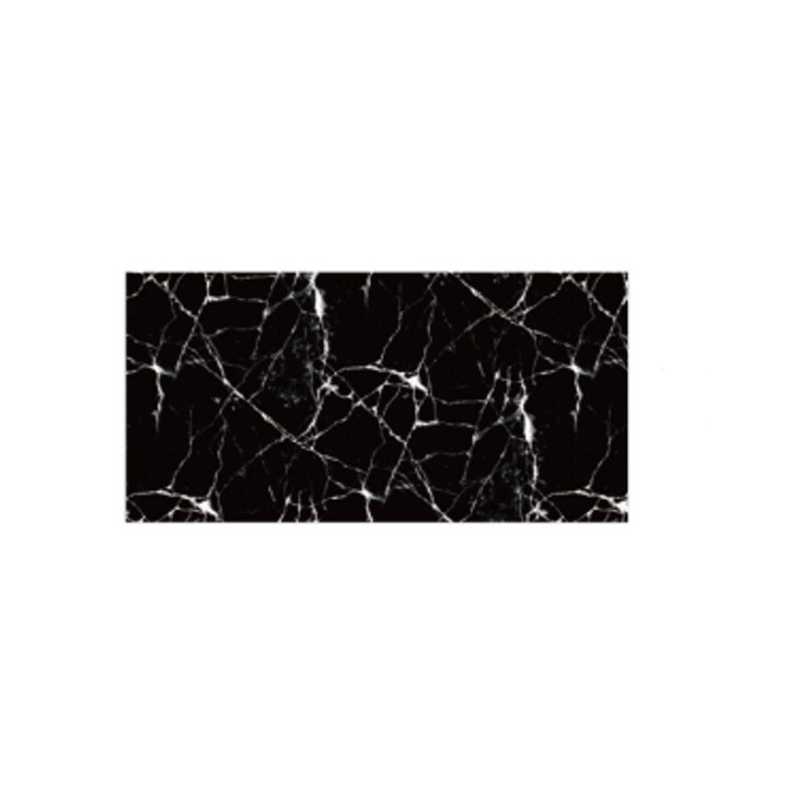 Set 50x Tapet Marmura, AT PERFORMANCE®, suprafata acoperire 9 mp, autoadeziv, waterproof, usor de montat, design modern, 30x60 cm, negru