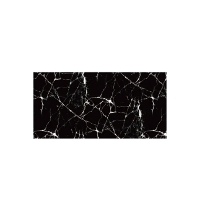 Set 10x Tapet Marmura, AT PERFORMANCE®, suprafata acoperire 1.8 mp, autoadeziv, waterproof, usor de montat, design modern, 30x60 cm, negru