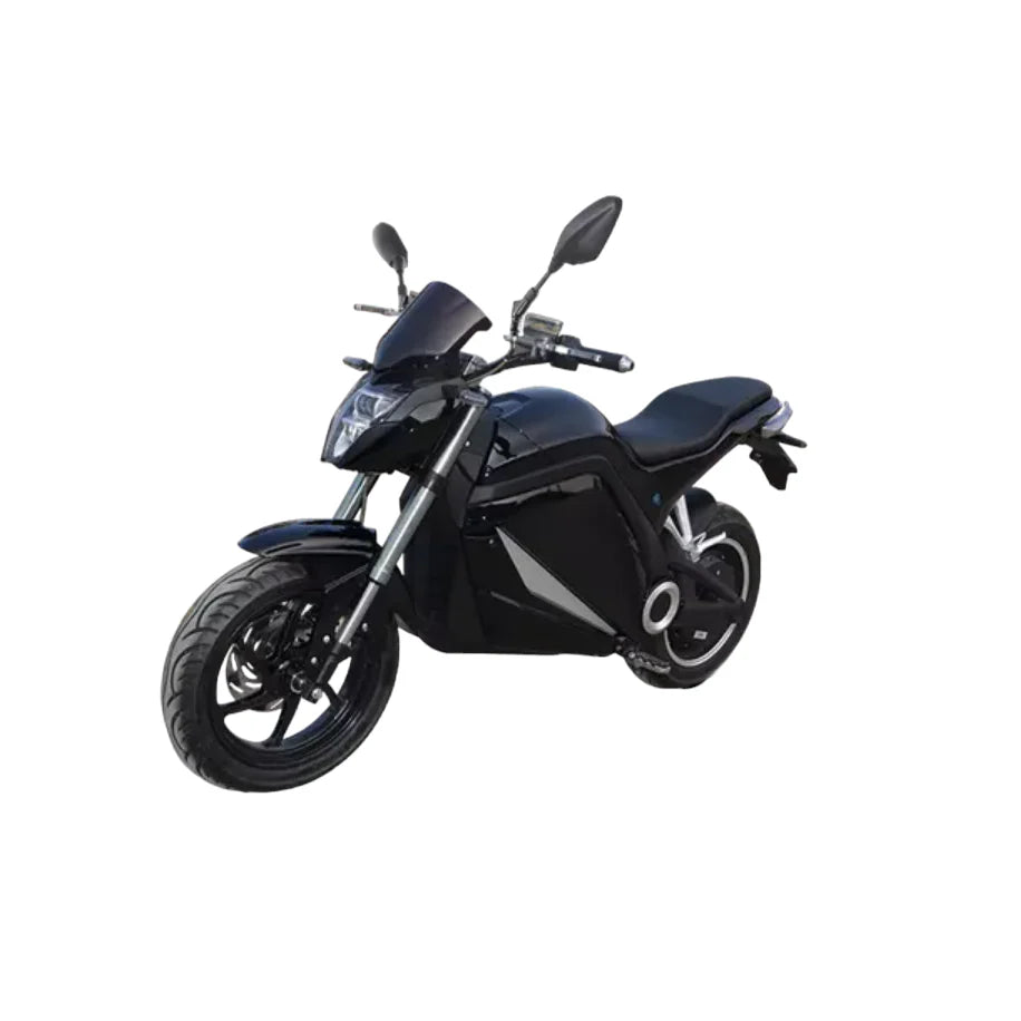 Motocicleta electrica, AT PERFORMANCE®, 3000w, baterie 72V 35ah, viteza 75km/h, Negru, inmatriculabil, 60 autonomie