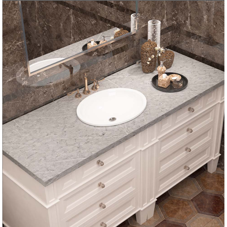 Rola tapet modern, imitatie de marmura At Performance rezistent, la apa, vinil, compact, autoadeziv, 60cmx 300 cm, gri