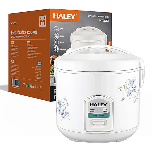 Oală Electrică pentru Orez HALEY HY-2212, 1200W, Capacitate 6L, Funcție Menținere Cald